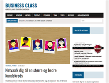 Tablet Screenshot of business-class.dk